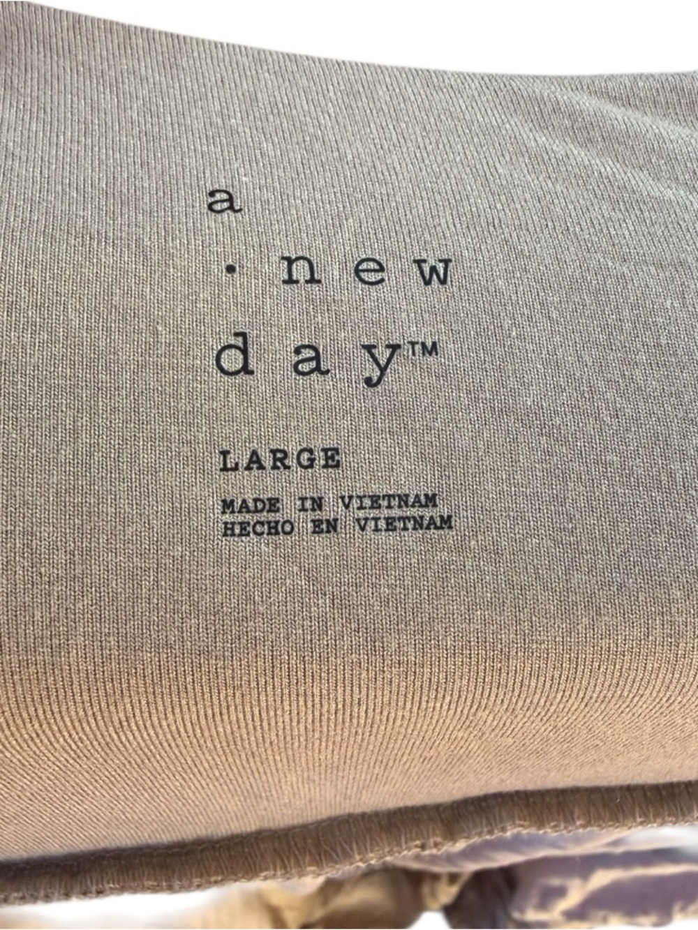 a new day Neutral Ribbed Scoop Neck Maxi Dress in Beige - Picture 7 of 7